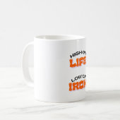 Mug drôle faible en fer (Devant gauche)