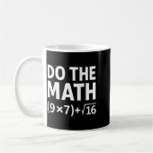 Mug Drôle Fais Le Calcul Mème – Équation D'humour Nerd (Gauche)