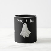 Mug Drôle Fantôme D'Halloween Dessin Passé (Centre)