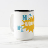mug drôle, femmes hahaha (Devant gauche)