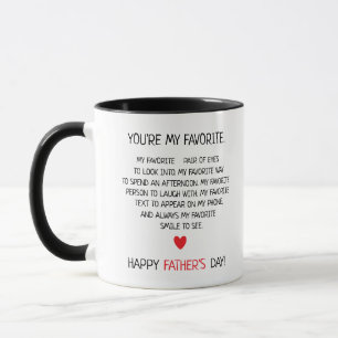 Mug Drôle Fête des pères Tu es Mon Père Favori