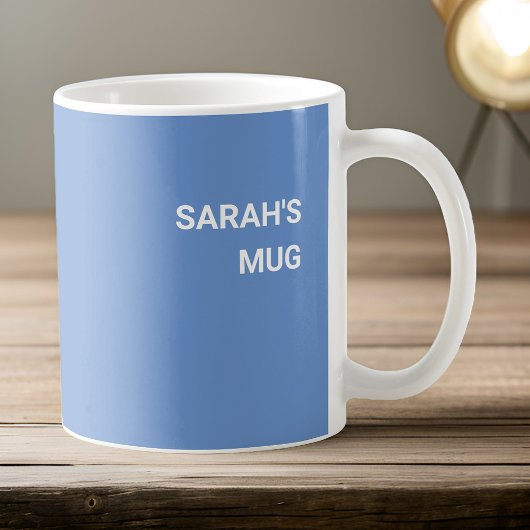 Mug Drôle Feuille de calcul bleu clair