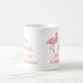 Mug Drôle Flamant rose de pelouse cadeau de retraite (Centre)
