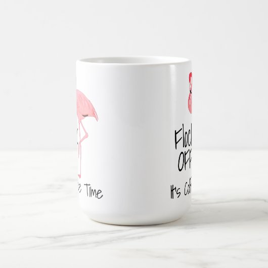 Mug Drôle Flamant rose rose s'éteint (Centre)