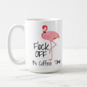Mug Drôle Flamant rose rose s'éteint (Gauche)