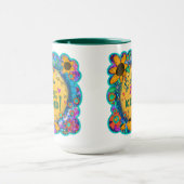 Mug Drôle Floral Dude Be Genre Inspirivity Kindness (Centre)