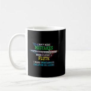 Mug Drôle Flute Player Classique Musique Flûtiste Cade