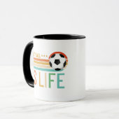 Mug Drôle Football Soccer Citations Coupes (Devant gauche)