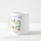 Mug Drôle fou Plante dame personnalisée (Devant gauche)
