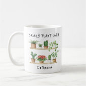 Mug Drôle fou Plante dame personnalisée (Gauche)