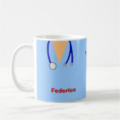 Mug Drôle frotte la conception lunatique d'infirmières (Gauche)