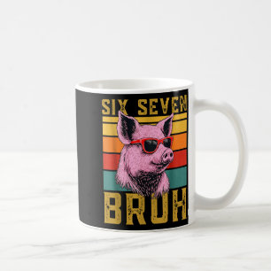 Mug Drôle G 67 6 7 Six Sept Meme Animal Design Rétro
