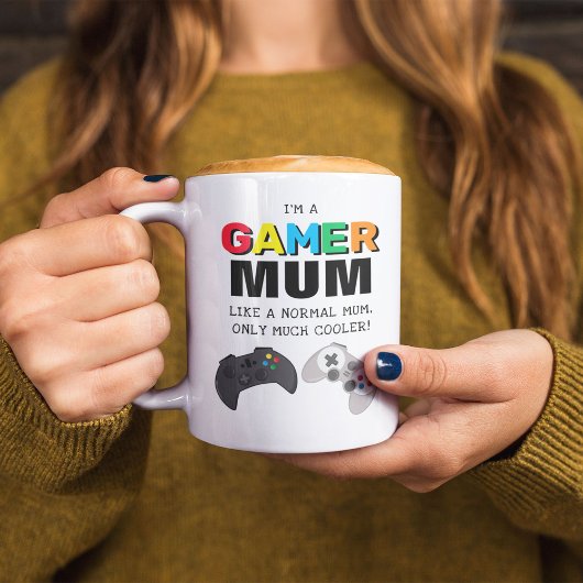 Mug Drôle 'Gamer Mum' Cadeau Cool