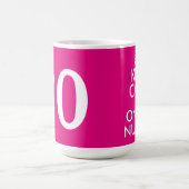 Mug Drôle Garder calme Musique d'anniversaire avec âge (Centre)