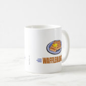 Mug Drôle gaufre (Devant droit)