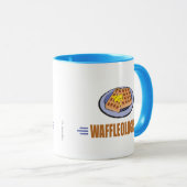 Mug Drôle gaufre (Devant droit)