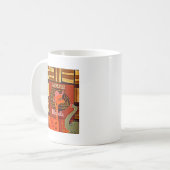 Mug Drôle Giraffe avec texte cool Hakuna Matata Design (Devant gauche)