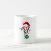 Mug Drôle Giraffe de Noël, Mignonne Giraffe Noël (Centre)