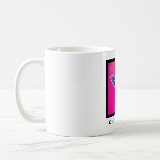 Mug Drôle Giraffe Sticking out son langue (Gauche)