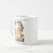 Mug Drôle Gossip Ladies avec votre nom (Devant gauche)