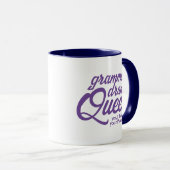Mug Drôle Grammar Drama Queen Mind Votre Ps et Qs (Devant droit)