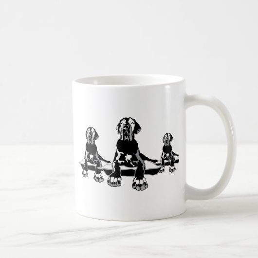 Mug Drôle Grand Danois Ilios (Droite)