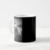 Mug Drôle Graphic Chat Fumer Ufos Drôle (Devant gauche)