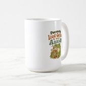 Mug Drôle Grenouille Rétro Alimentée Par Café Glacé Et (Devant droit)
