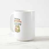 Mug Drôle Grenouille Rétro Alimentée Par Café Glacé Et (Devant gauche)