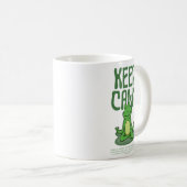 Mug Drôle Grenouille Zen Garde Calme (Devant droit)