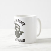 Mug Drôle Grim Reaper Squelette Halloween Costume (Devant droit)