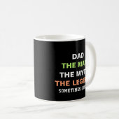 Mug Drôle Grumpy Dad Citation Typographie (Devant droit)