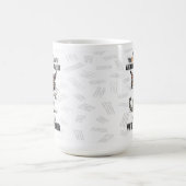 Mug Drôle Grumpy Morson Person Mug, Coffee Cat Cat Cup (Centre)