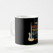 Mug Drôle Guitare Basse Citation Relax Le Lecteur Bass (Devant gauche)
