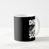 Mug Drôle Gym Entraînement Dinosaure Poids Lifting Gym (Devant droit)