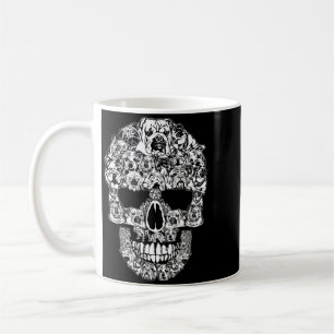 Mug Drôle Halloween Bouledogue Anglais Crâne Amoureux