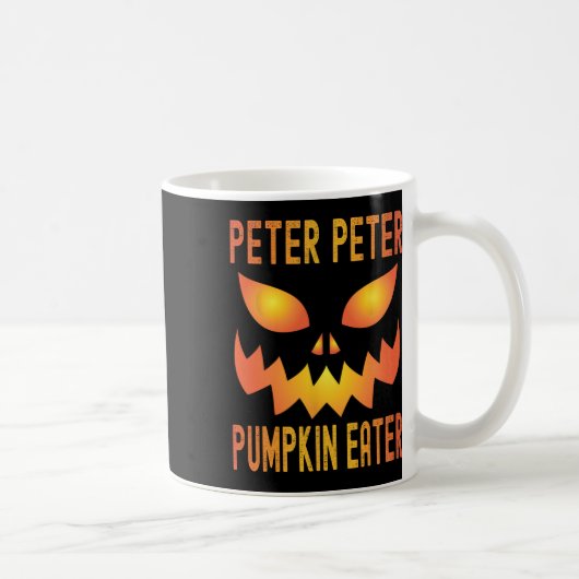 Mug Drôle Halloween Costume correspondant Peter Citrou (Droite)