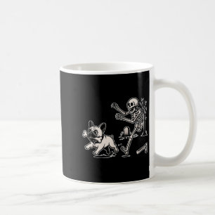 Mug Drôle Halloween Français Bulldog Skeleton Soky Sea