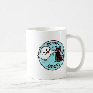 Mug Drôle Halloween Ghost Black Cat Boop Easy Lazy Cos