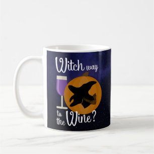 Mug Drôle Halloween sorcière chemin vers le Citrouil