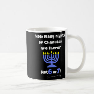 Mug Drôle Hanukkah 67 Mème Professeur Combien de nuits