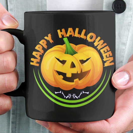 Mug Drôle Happy Halloween Citrouille effrayant