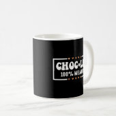 Mug Drôle Histoire Noire Juneteenth Chocolat Mélanine (Devant droit)