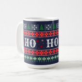 Mug Drôle HO NO Christmas Curmudgeon's (Devant gauche)