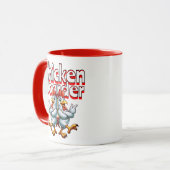 Mug Drôle Hoarder au poulet (Devant gauche)