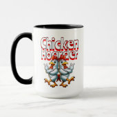 Mug Drôle Hoarder au poulet (Gauche)