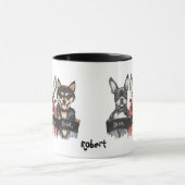 Mug Drôle Hocus Fright Howl Chien d'Halloween (Centre)