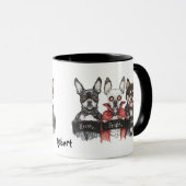 Mug Drôle Hocus Fright Howl Chien d'Halloween (Devant droit)