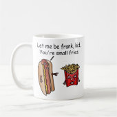 Mug Drôle Hot Dog French Fries Food Pun (Gauche)