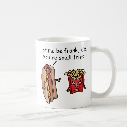 Mug Drôle Hot Dog French Fries Food Pun (Droite)